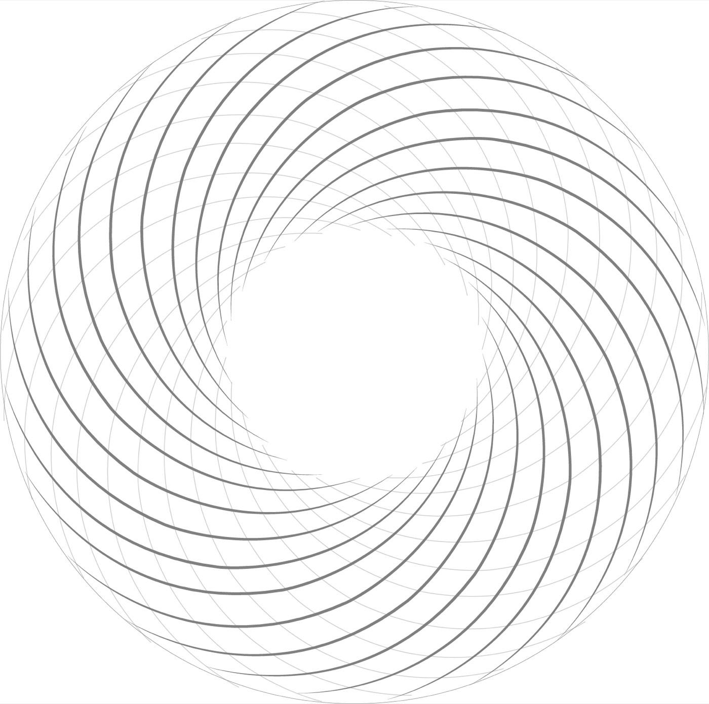 The CAC abstract symbol, primary colourway