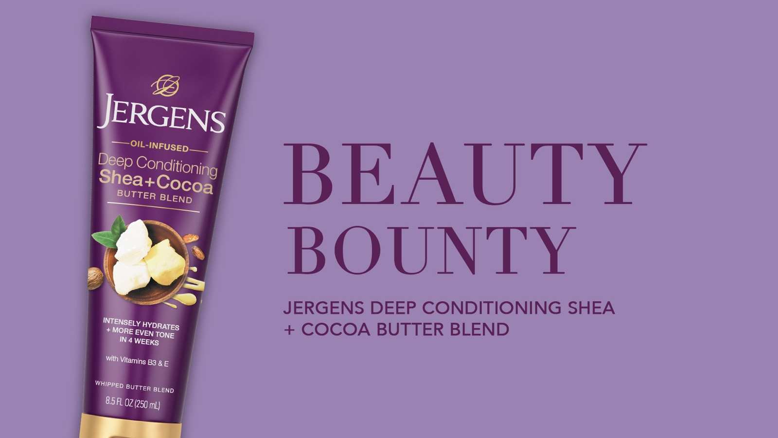 Beauty Bounty title card, Darian Symoné demo, pink