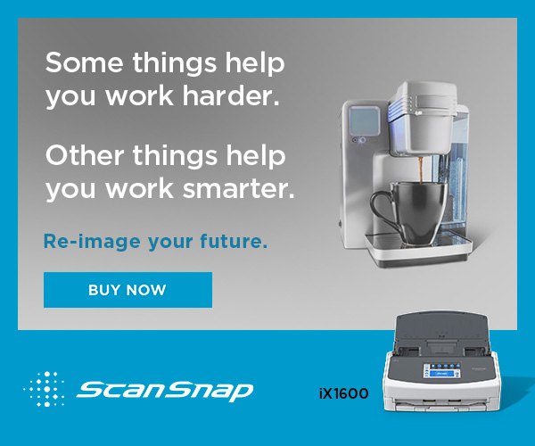 ScanSnap banner with call to action, 300x250