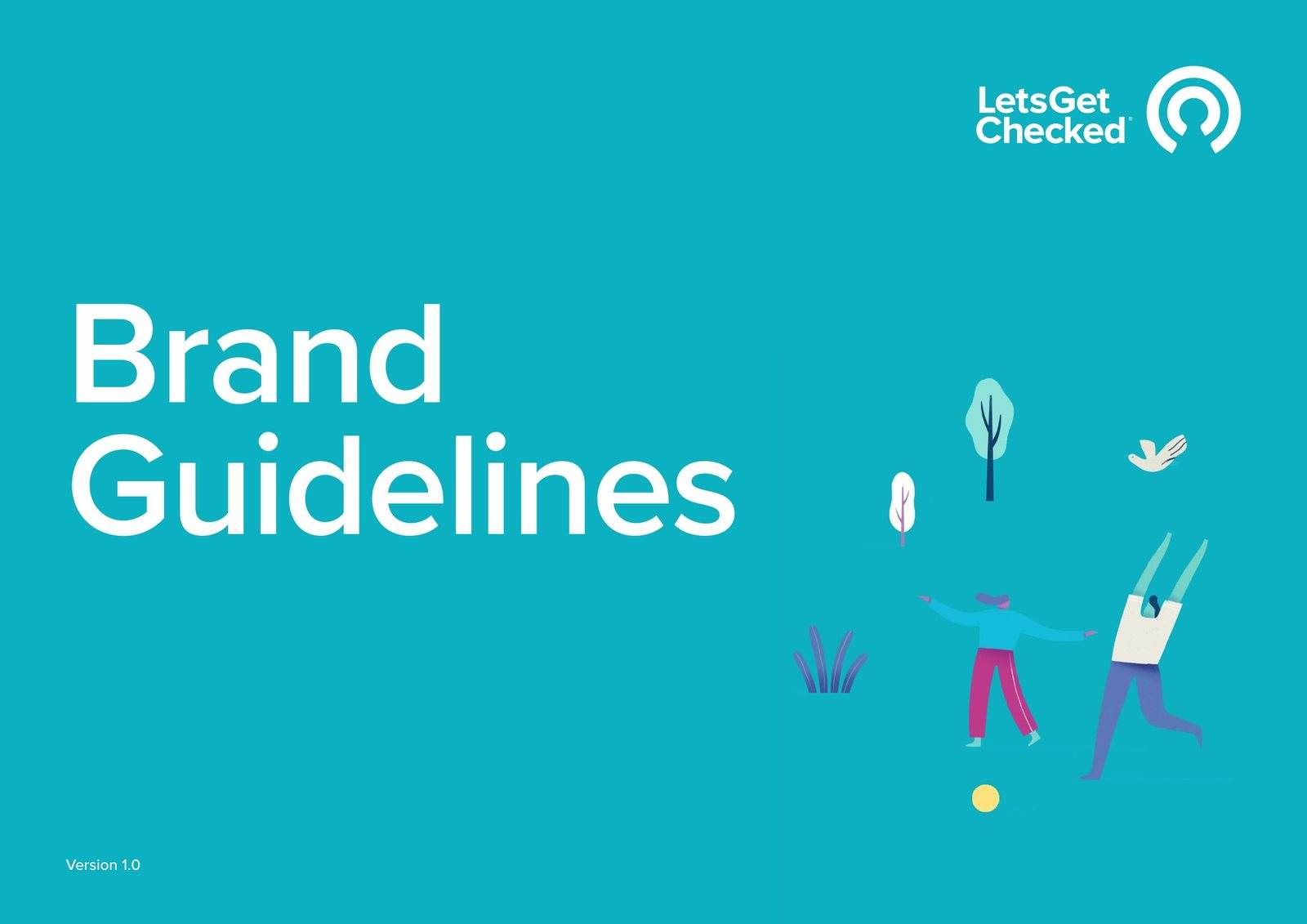 LetsGetChecked Brand Guidelines, cover