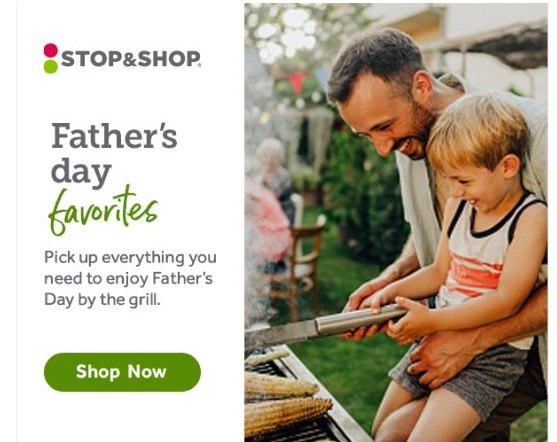 Father's day favorites banner